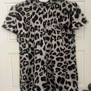 Leopard Print Blouse